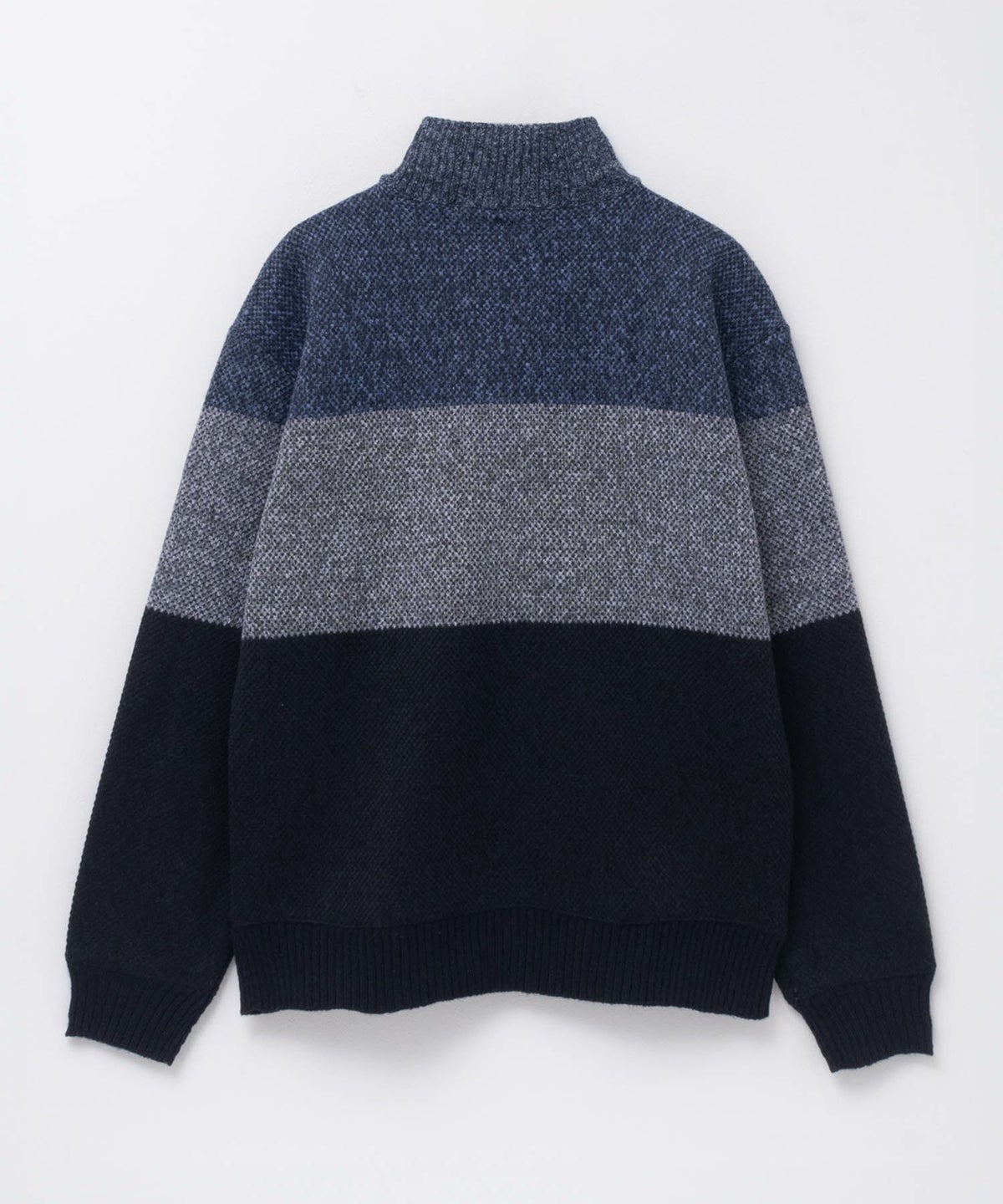 NAVY 温℃ 裏ボアジップスタンドニットジャケット メンズ