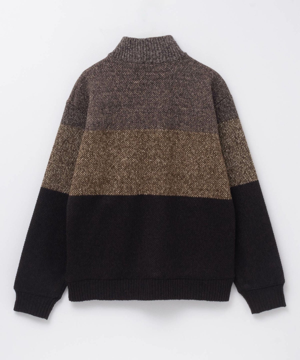 NAVY 温℃ 裏ボアジップスタンドニットジャケット メンズ