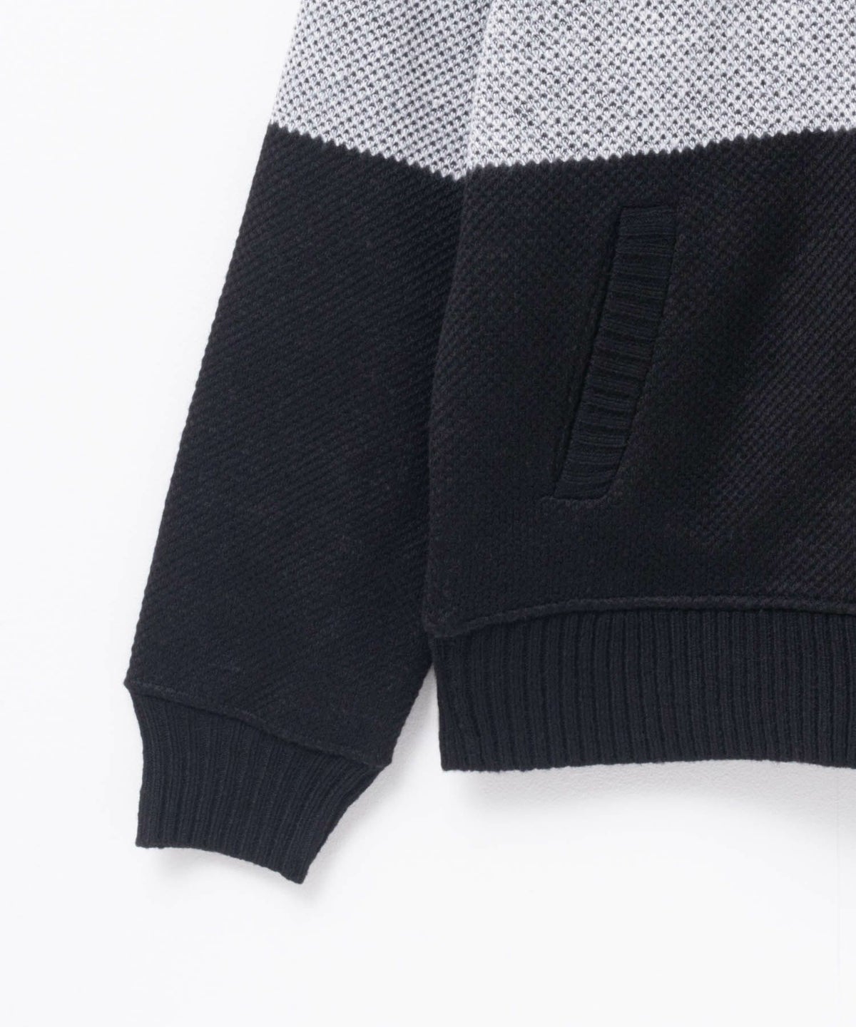 NAVY 温℃ 裏ボアジップスタンドニットジャケット メンズ