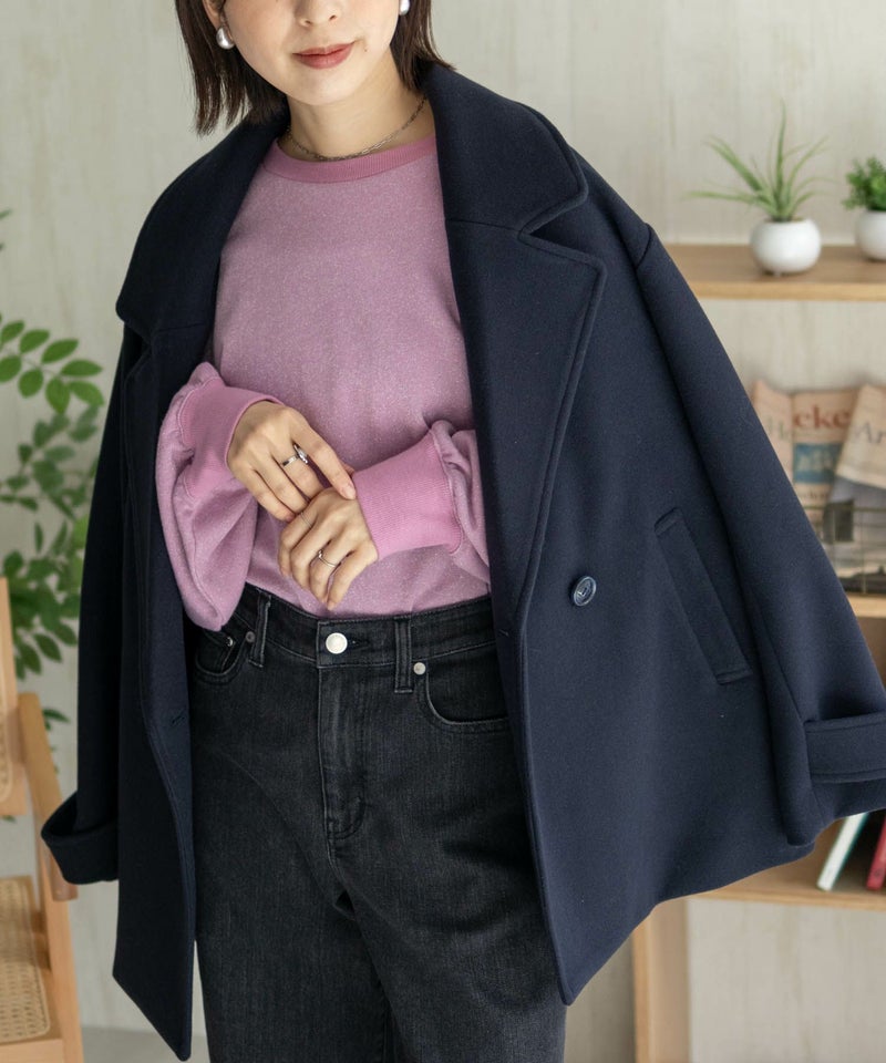 nAvy ラメ裏毛プルオーバー レディース商品画像-16