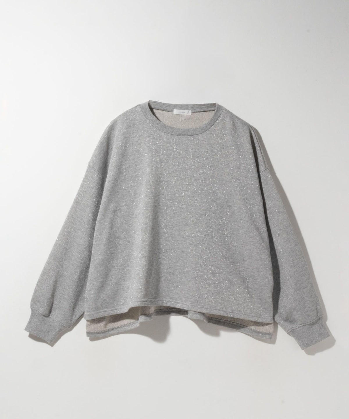 nAvy ラメ裏毛プルオーバー レディース