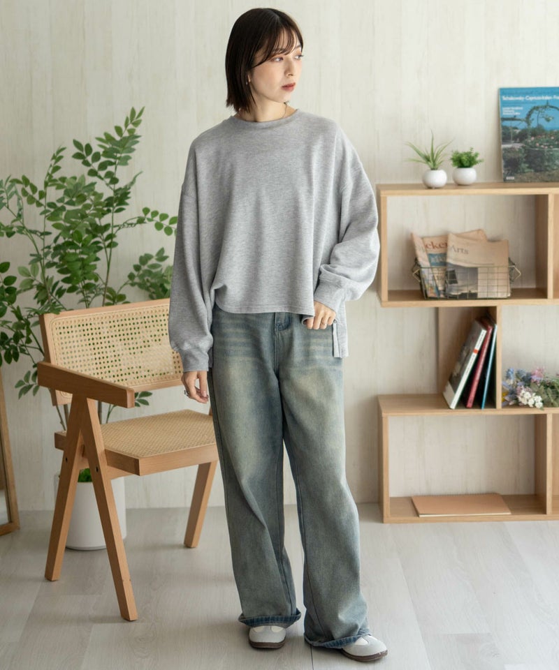 nAvy ラメ裏毛プルオーバー レディース商品画像-32