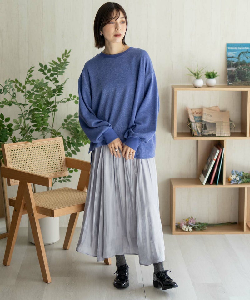 nAvy ラメ裏毛プルオーバー レディース商品画像-34