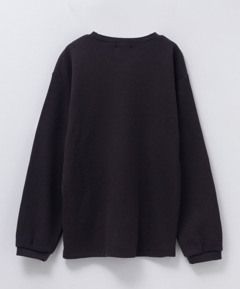 NAVY キルトベスト & ワッフル長袖Tシャツ セット アンサンブル キッズ商品画像-8