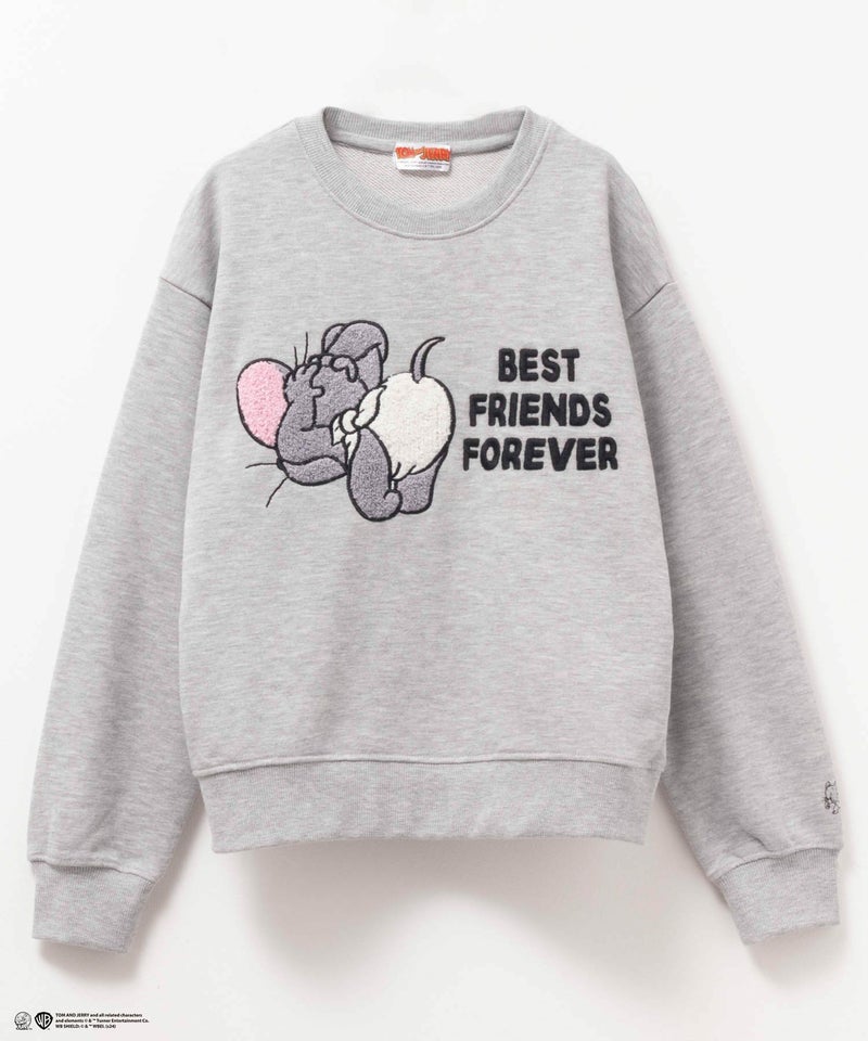 Tom and Jerry サガラ刺繍トレーナー キッズ商品画像-1