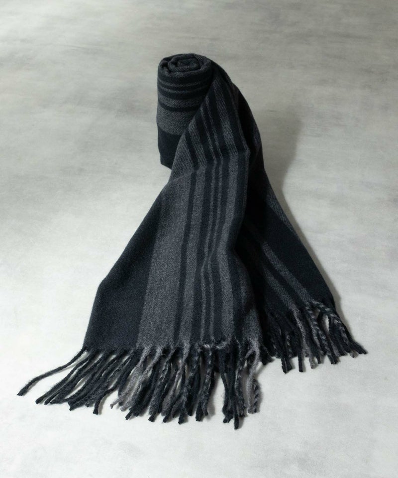 NAVY パネル切替マフラー メンズ商品画像-1