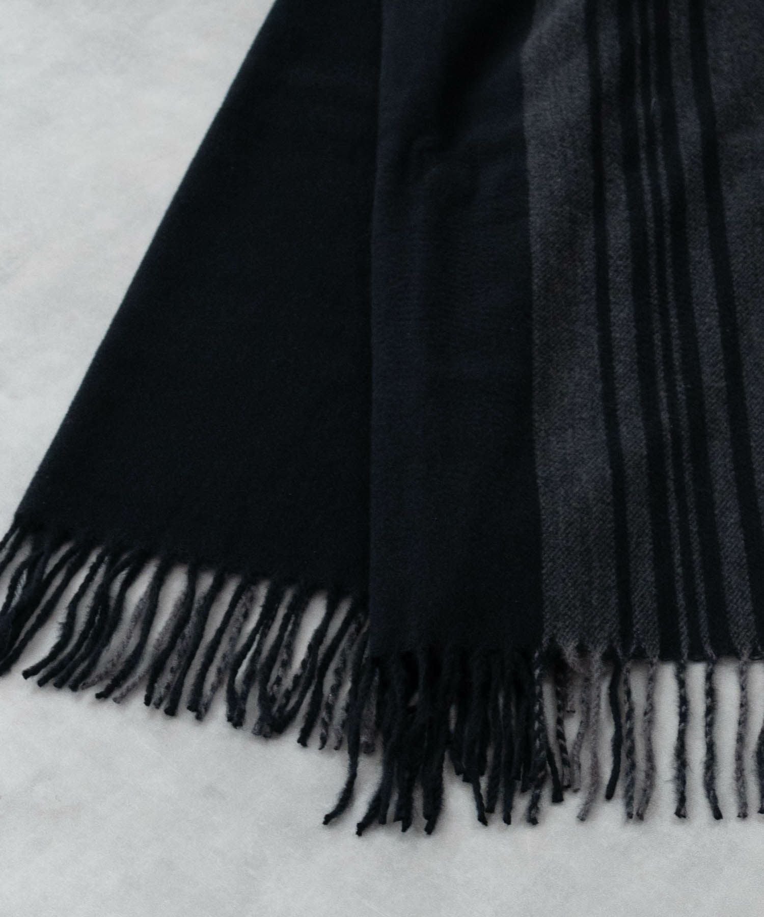 NAVY パネル切替マフラー メンズ