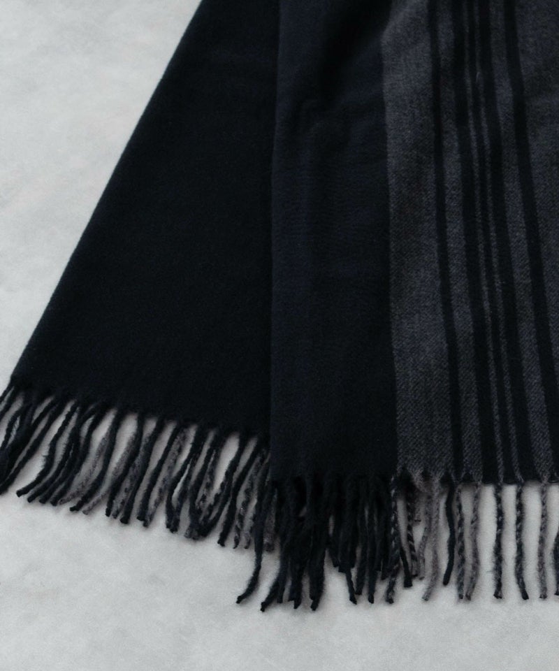 NAVY パネル切替マフラー メンズ商品画像-5