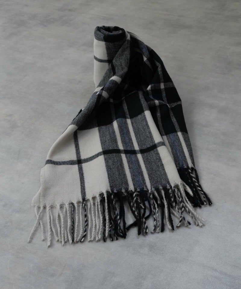 NAVY ブラックウォッチマフラー メンズ商品画像-1