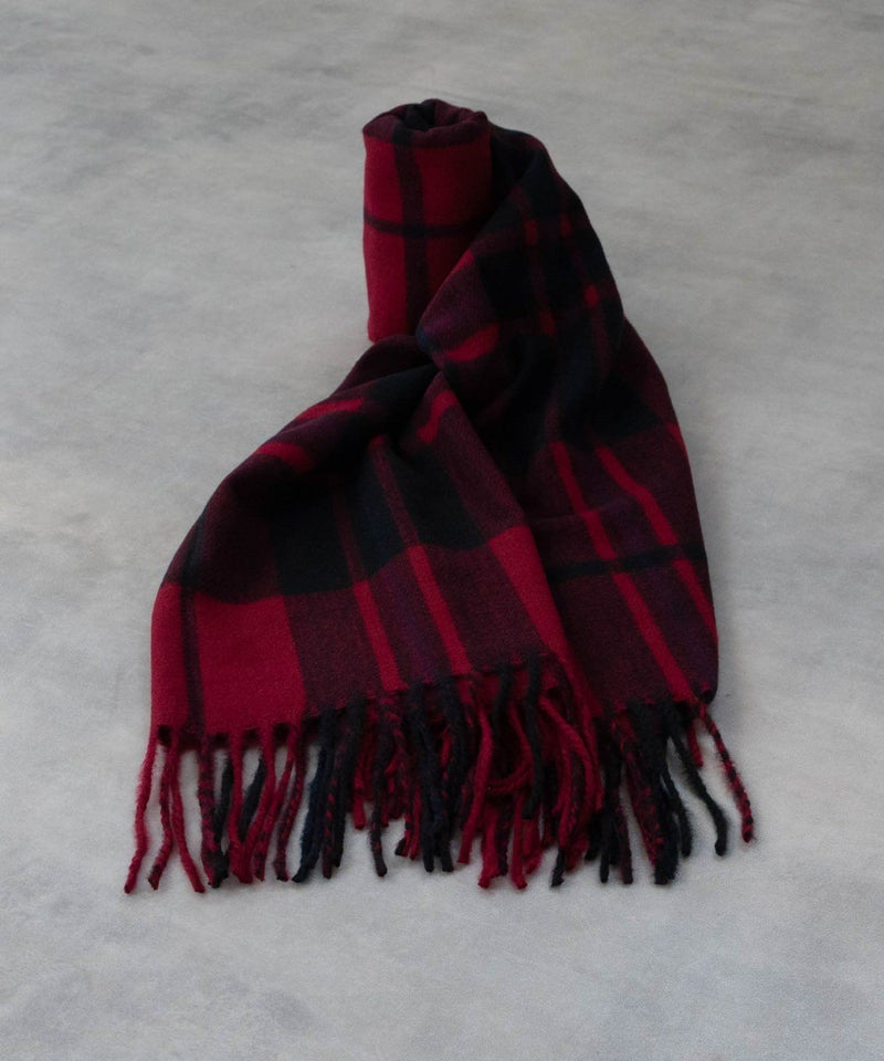 NAVY ブラックウォッチマフラー メンズ商品画像-2