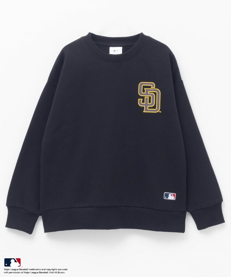 MLB ロゴプリント裏起毛トレーナー キッズ商品画像-3