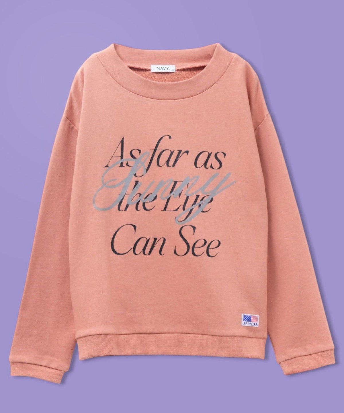 NAVY USコットン裏毛トレーナー キッズ