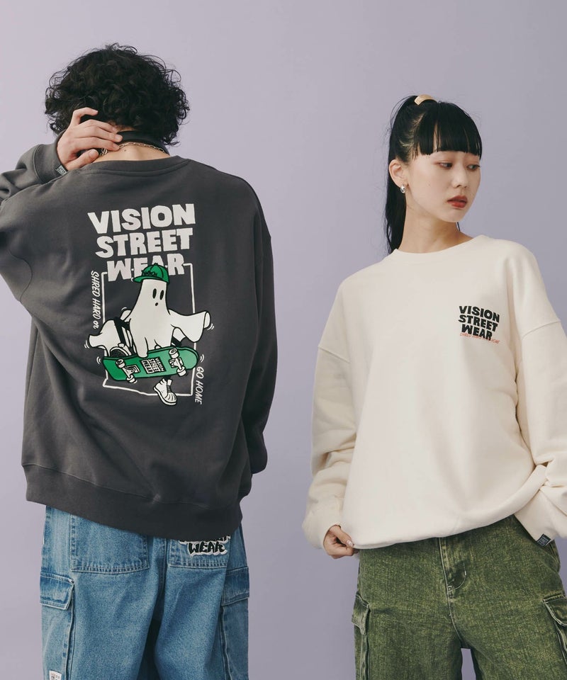 [期間限定価格]VISION STREET WEAR  ゴーストスケータースウェット メンズ商品画像-1