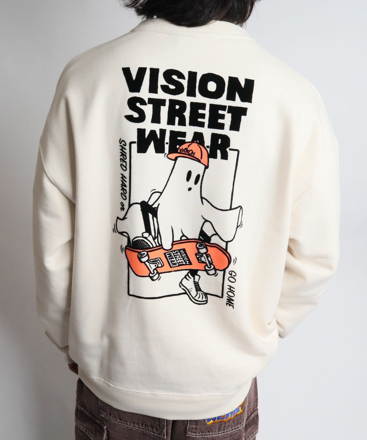 VISION STREET WEAR ゴーストスケータースウェット メンズ