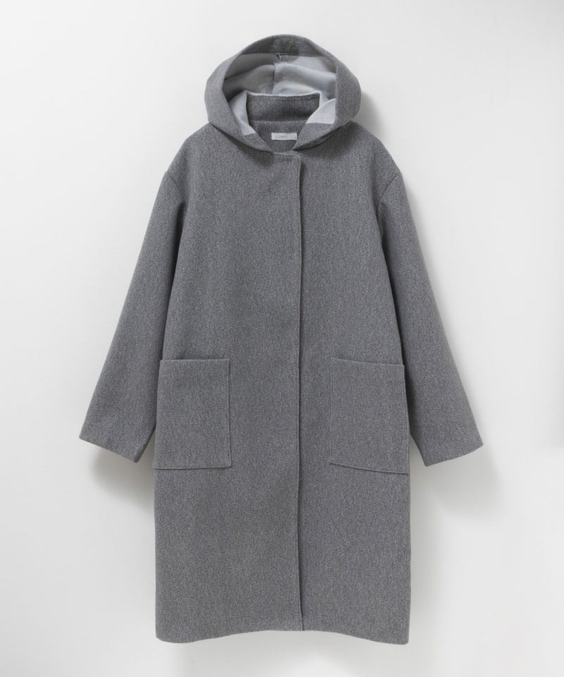 nAvy フードロングコート レディース商品画像-21