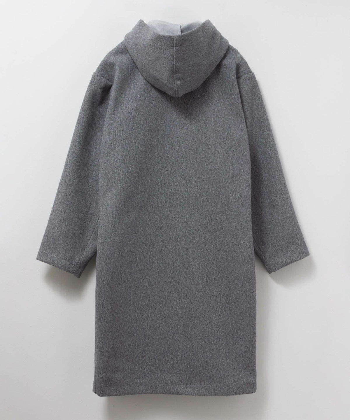 NAVY フードロングコート レディース