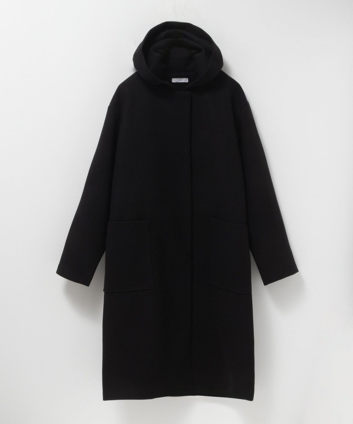 NAVY フードロングコート レディース