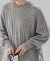 [期間限定knit]nAvy  フェイクレイヤードプルオーバー レディース商品サムネイル-1