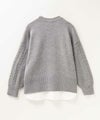 [期間限定knit]nAvy  フェイクレイヤードプルオーバー レディース商品サムネイル-25
