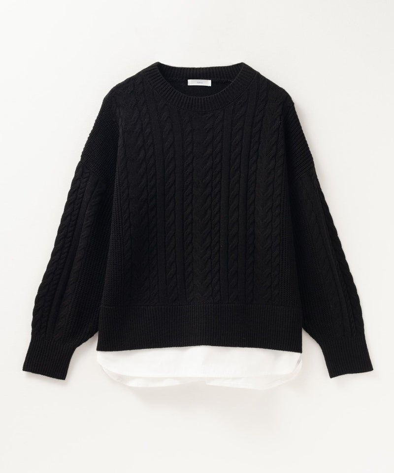 nAvy フェイクレイヤードプルオーバー レディース商品画像-26