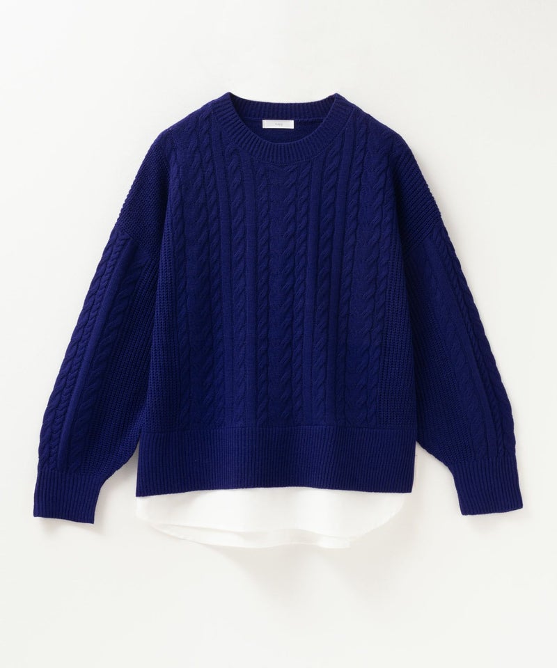 nAvy フェイクレイヤードプルオーバー レディース商品画像-30