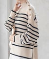 [期間限定knit]nAvy 肩ボタンフェイクレイヤードハイネックニットプルオーバー レディース商品サムネイル-8