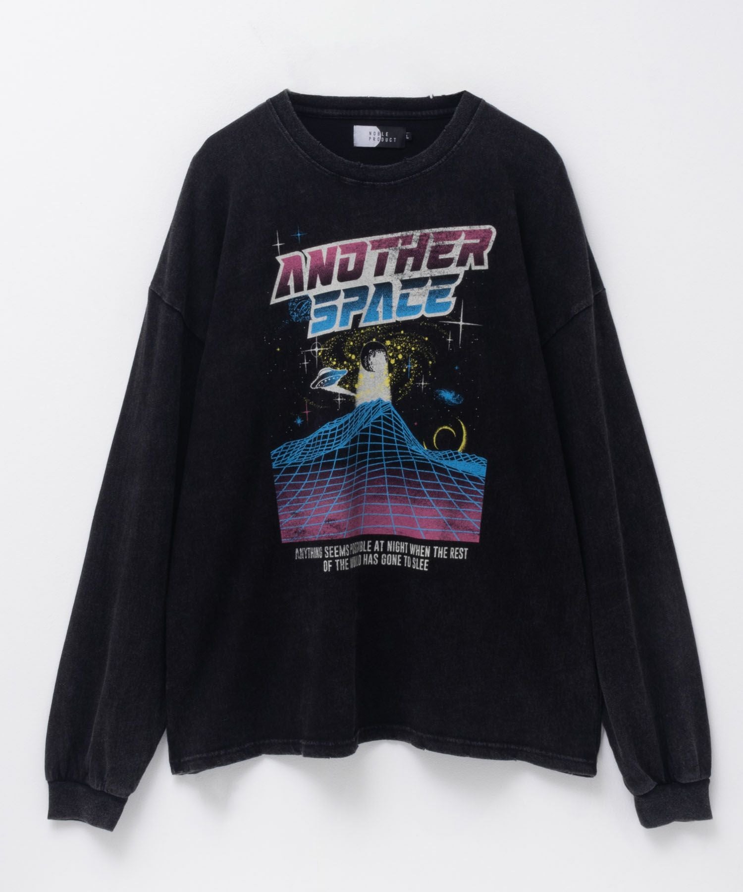 NOBLE PRODUCT スノー加工ムービーTシャツ メンズ