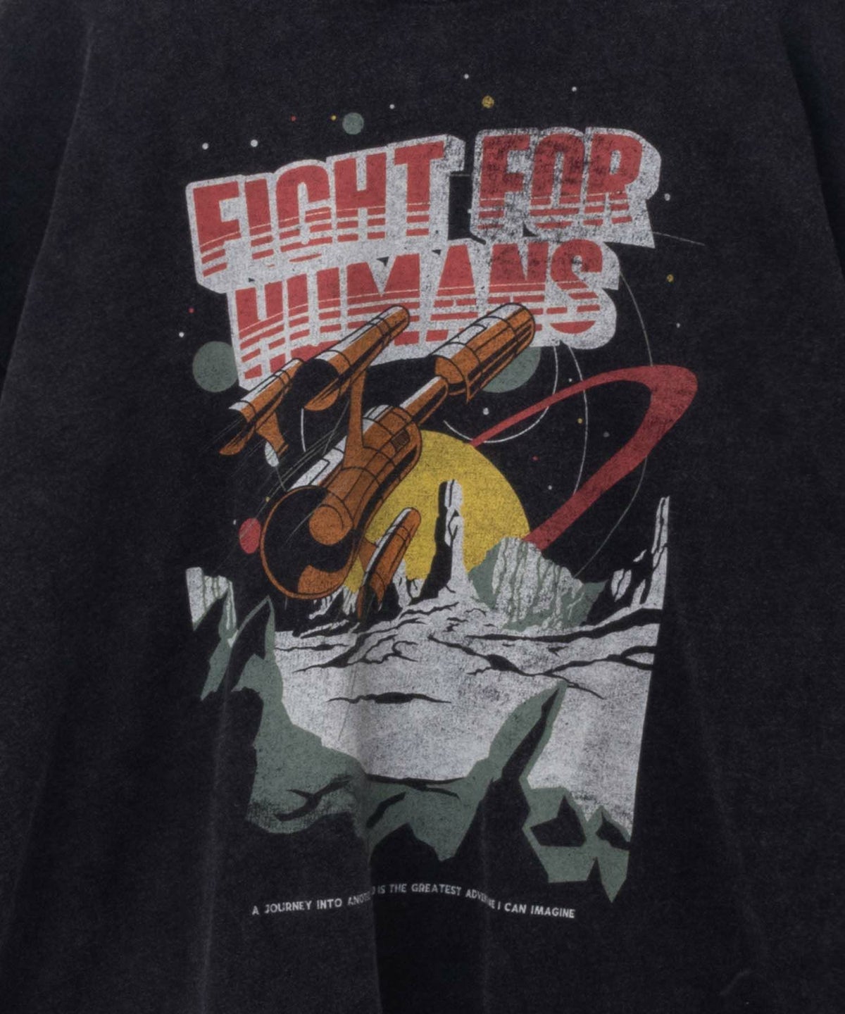 NOBLE PRODUCT スノー加工ムービーTシャツ メンズ