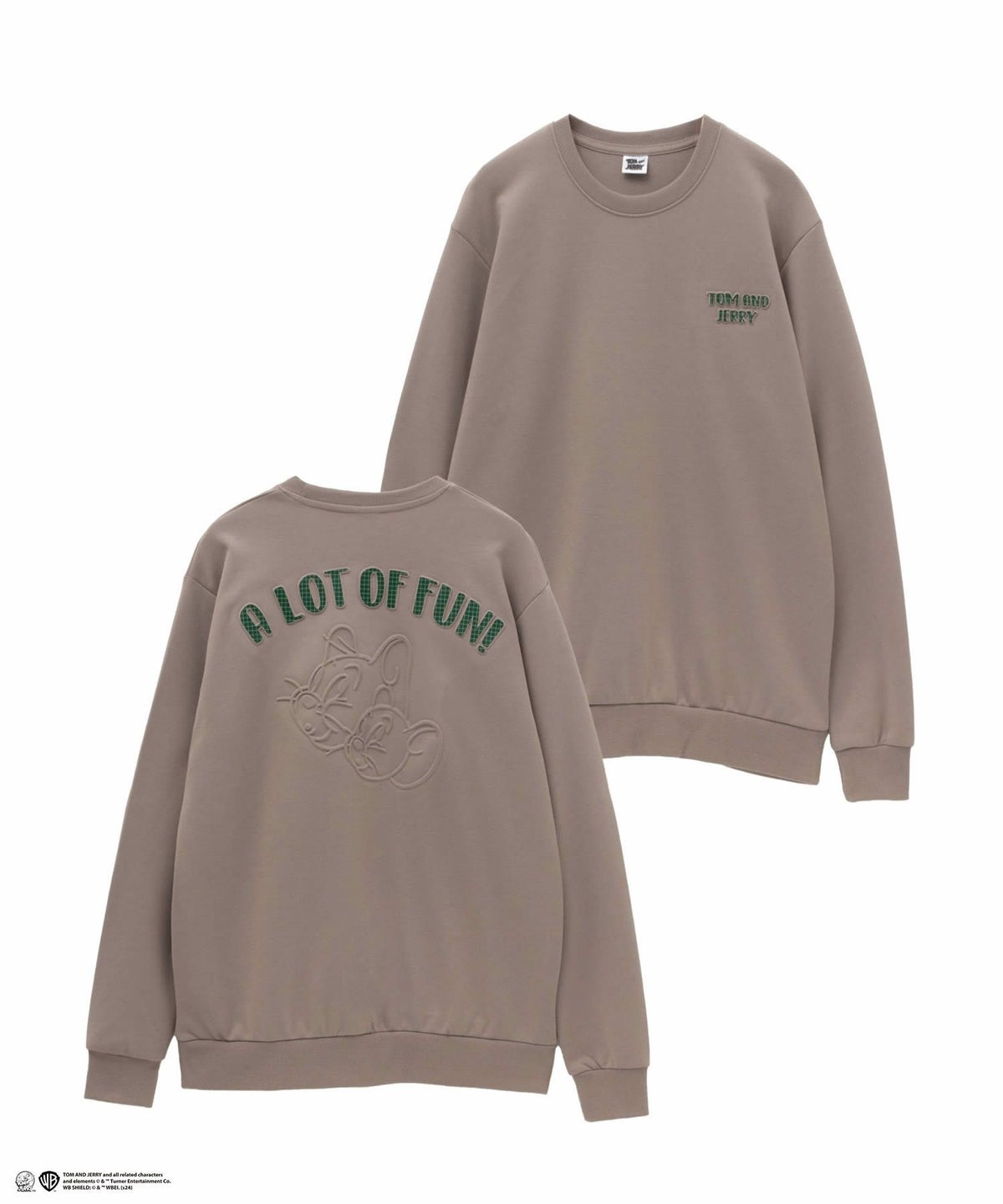 Tom and Jerry ポンチ素材 別布エンボストレーナー メンズ