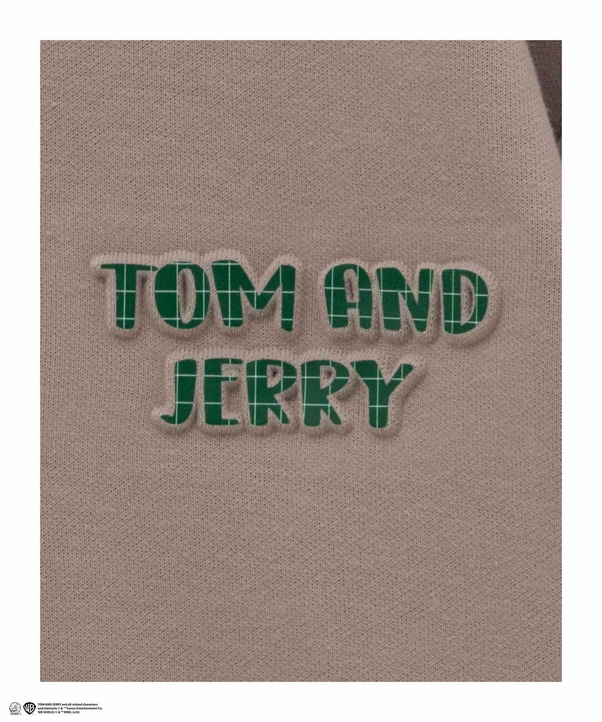 Tom and Jerry ポンチ素材 別布エンボストレーナー メンズ