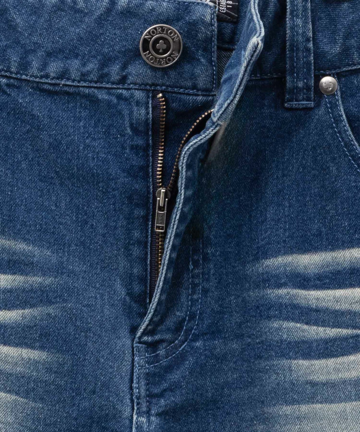 Norton ウイングMAX刺繍ストレッチデニム メンズ