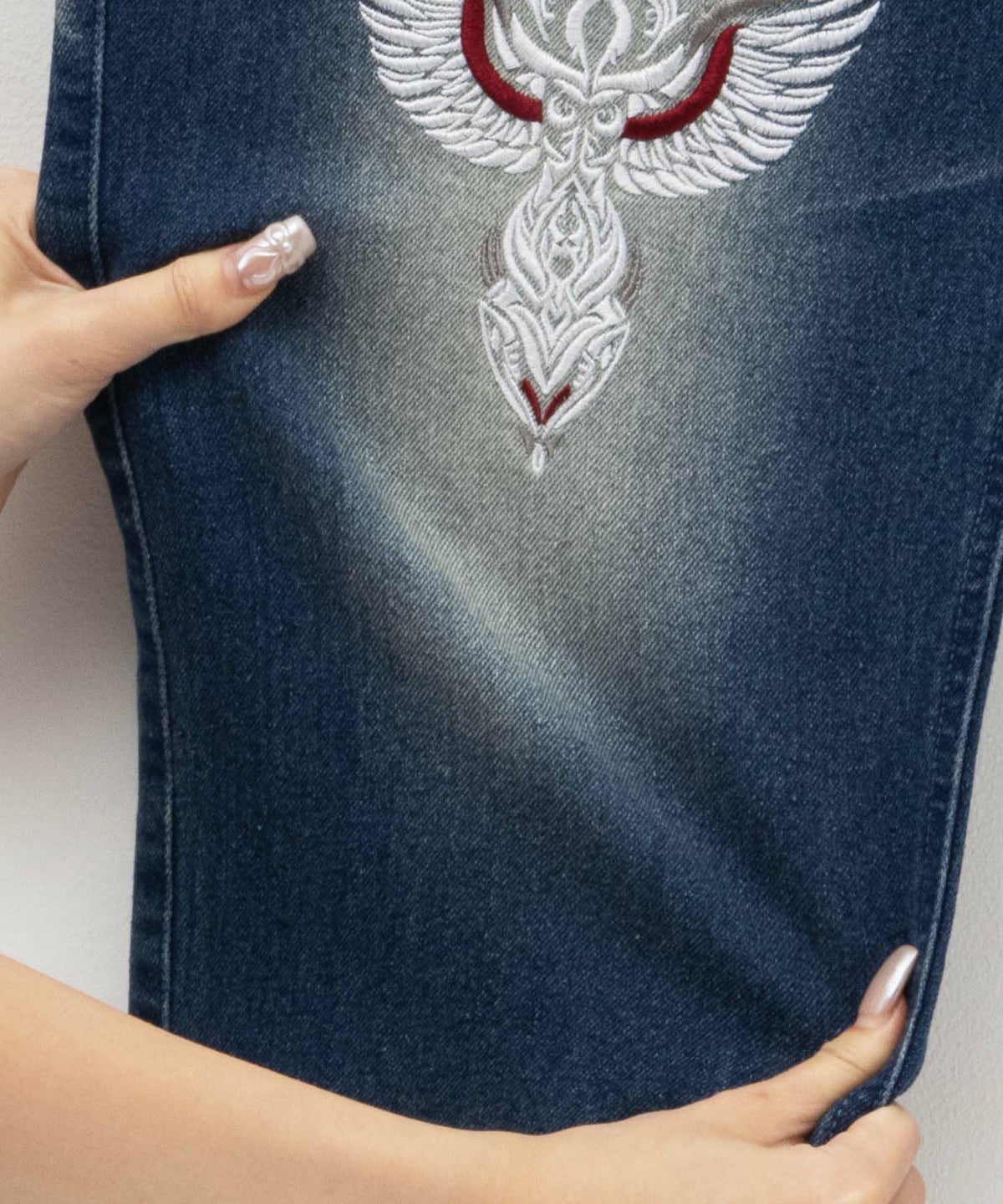 Norton ウイングMAX刺繍ストレッチデニム メンズ