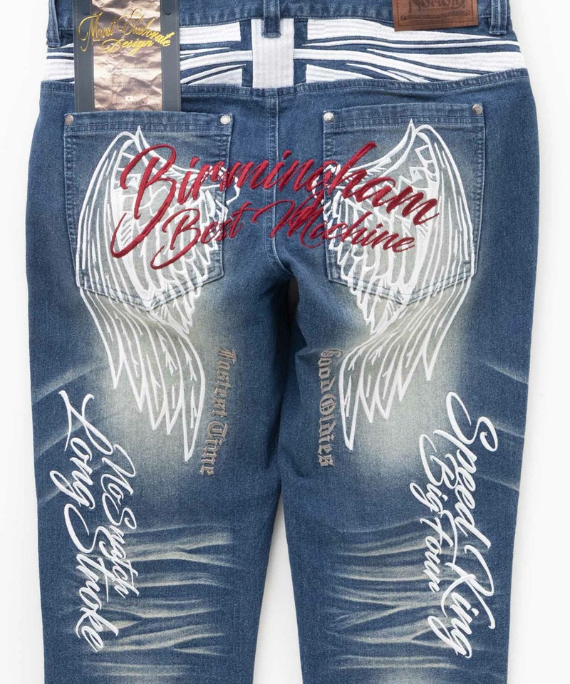 Norton ウイングMAX刺繍ストレッチデニム メンズ商品画像-11