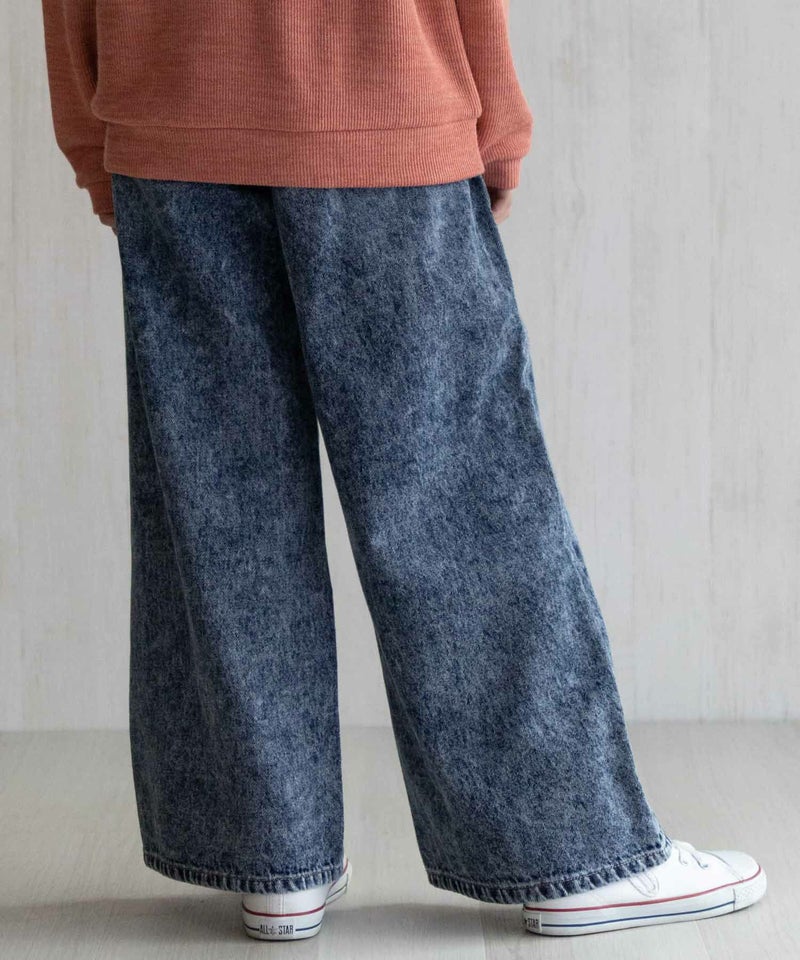 NAVY デニムワイドパンツ キッズ商品画像-7