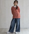 NAVY デニムワイドパンツ キッズ商品サムネイル-8
