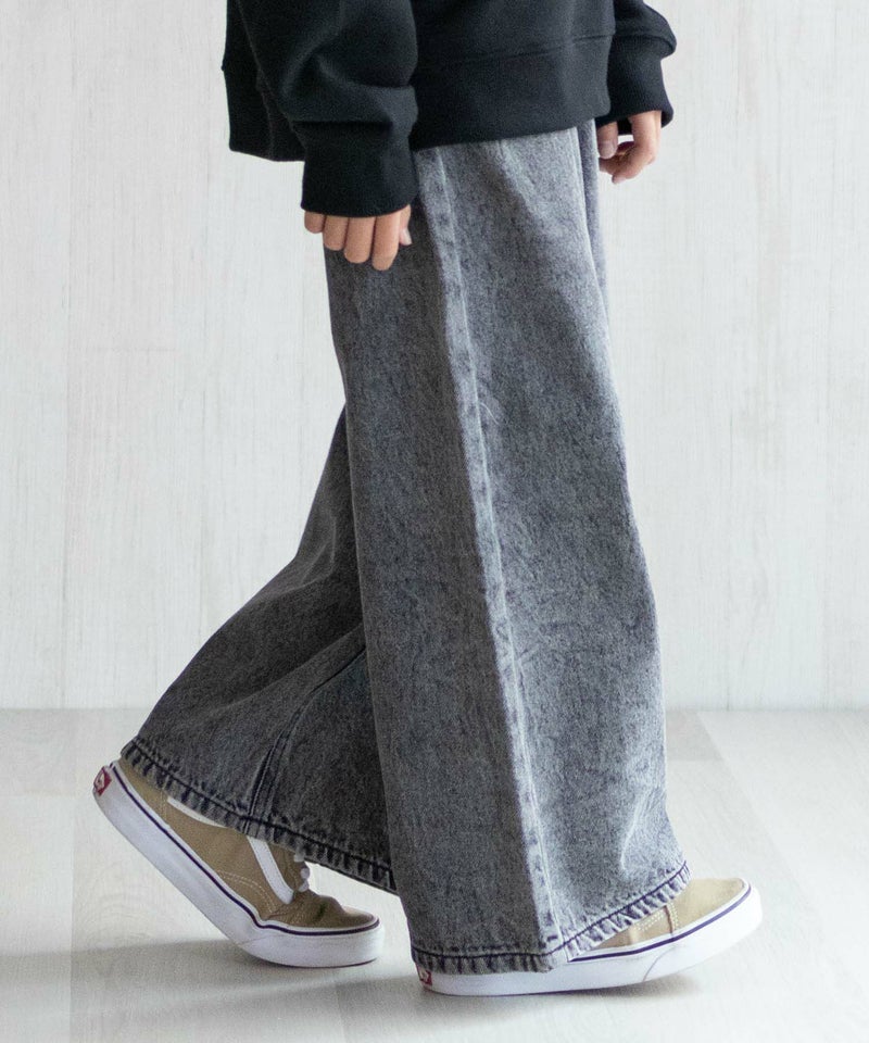NAVY デニムワイドパンツ キッズ商品画像-10
