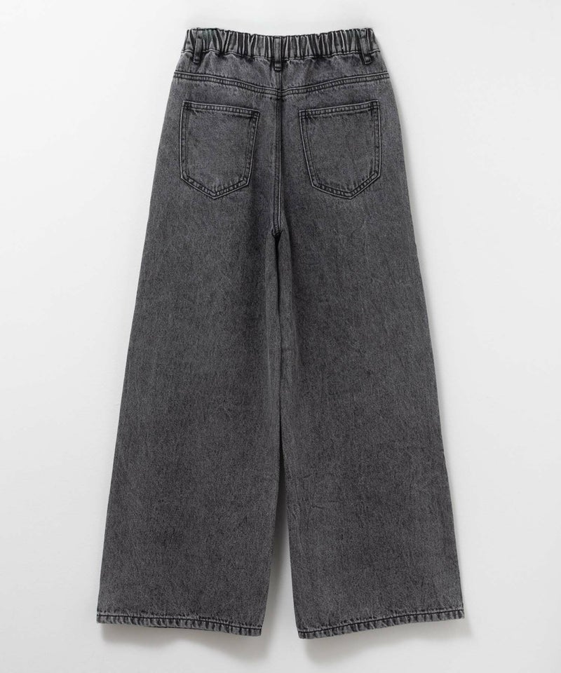 NAVY  デニムワイドパンツ キッズ商品画像-14