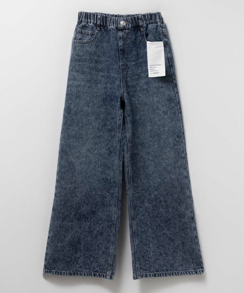 NAVY デニムワイドパンツ キッズ商品画像-17