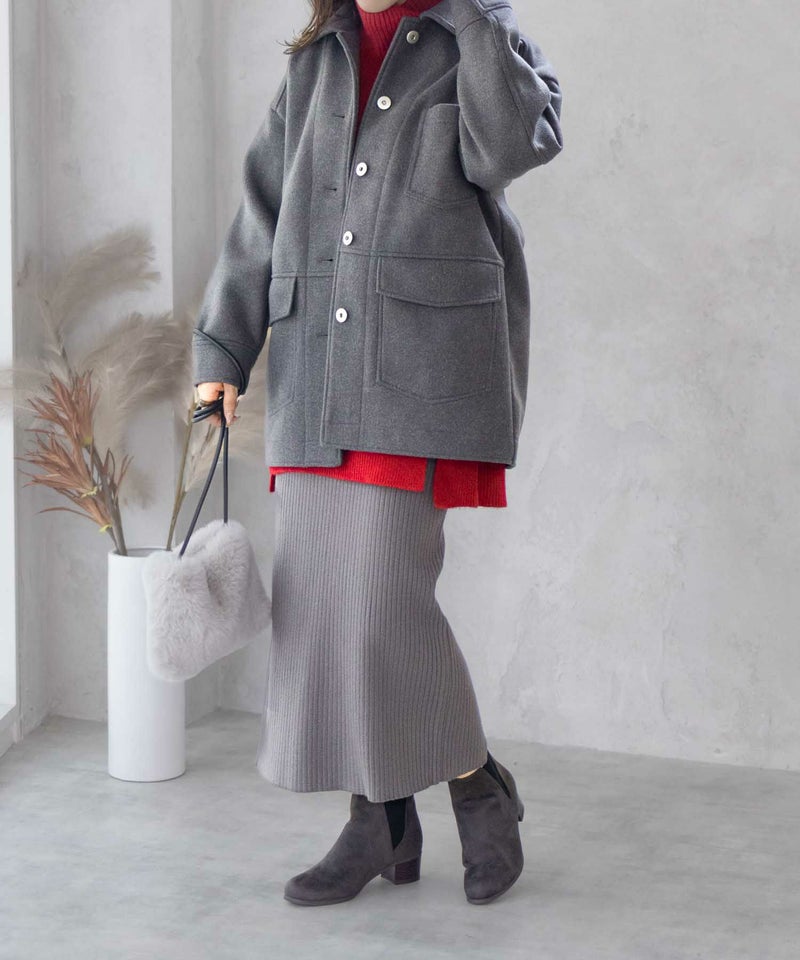 HusHusH 裏リブコート レディース商品画像-7