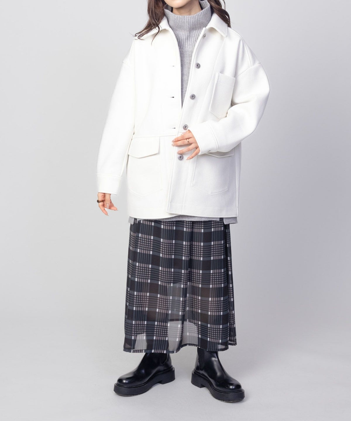 HusHusH 裏リブコート レディース