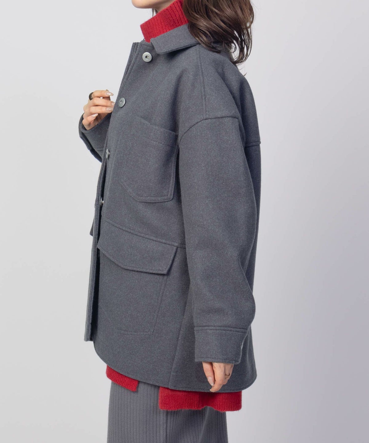 HusHusH 裏リブコート レディース