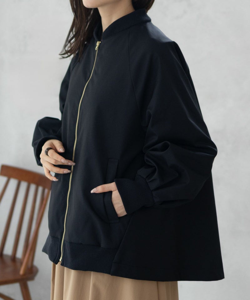 [期間限定価格]HusHusH  AラインシルエットMA-1タイプジャケット レディース商品画像-3