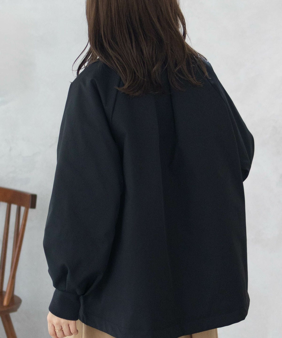 HusHusH AラインシルエットMA-1タイプジャケット レディース