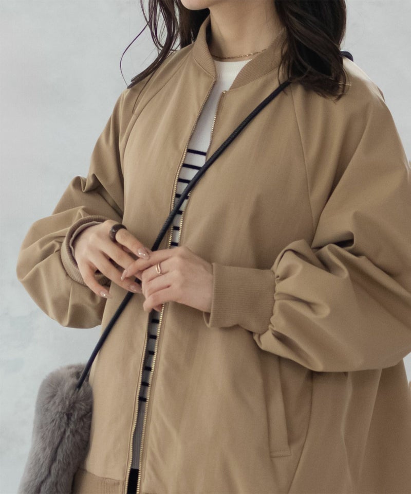 [期間限定価格]HusHusH  AラインシルエットMA-1タイプジャケット レディース商品画像-6