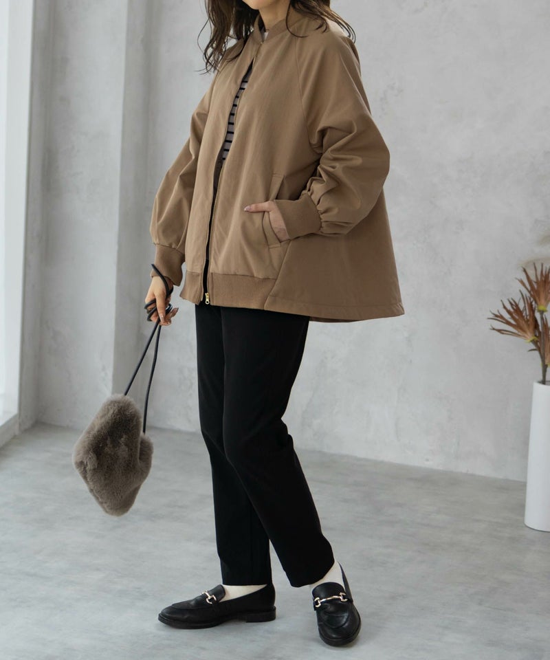 HusHusH AラインシルエットMA-1タイプジャケット レディース商品画像-8