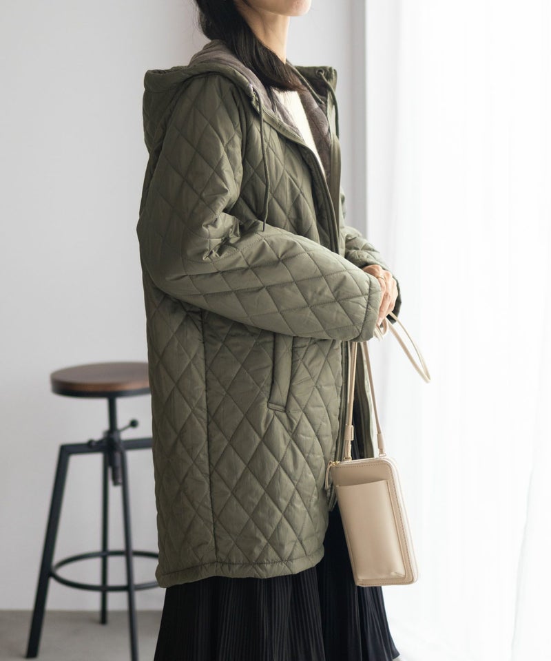 [期間限定価格]CONVERSE  キルト中綿フードジャケット レディース商品画像-6