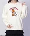 [期間限定価格]Tom and Jerry サガラ刺繍ルーズトレーナー レディース商品サムネイル-1