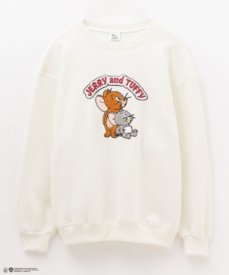 [期間限定価格]Tom and Jerry サガラ刺繍ルーズトレーナー レディース商品画像-27