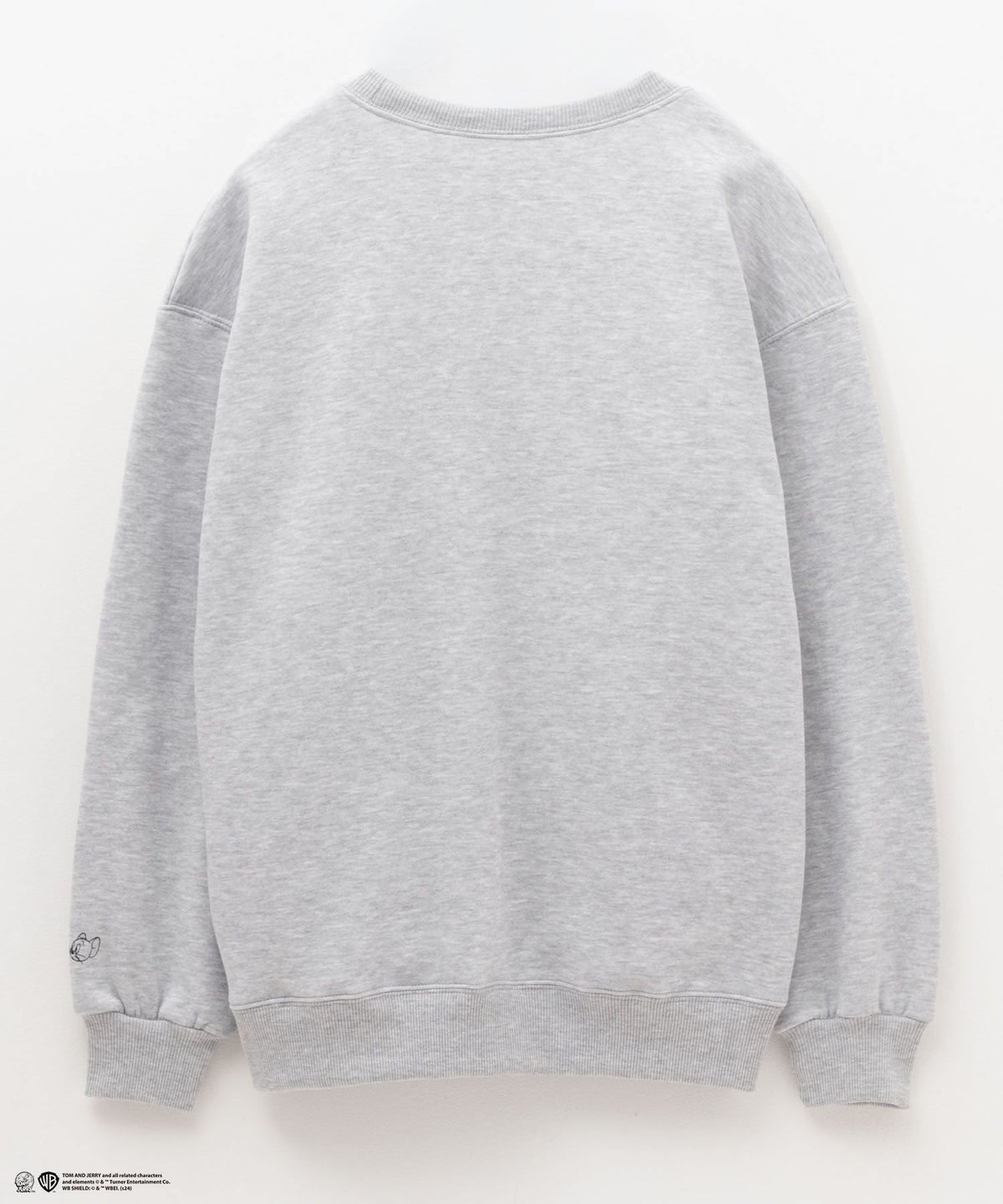 Tom and Jerry サガラ刺繍ルーズトレーナー レディース