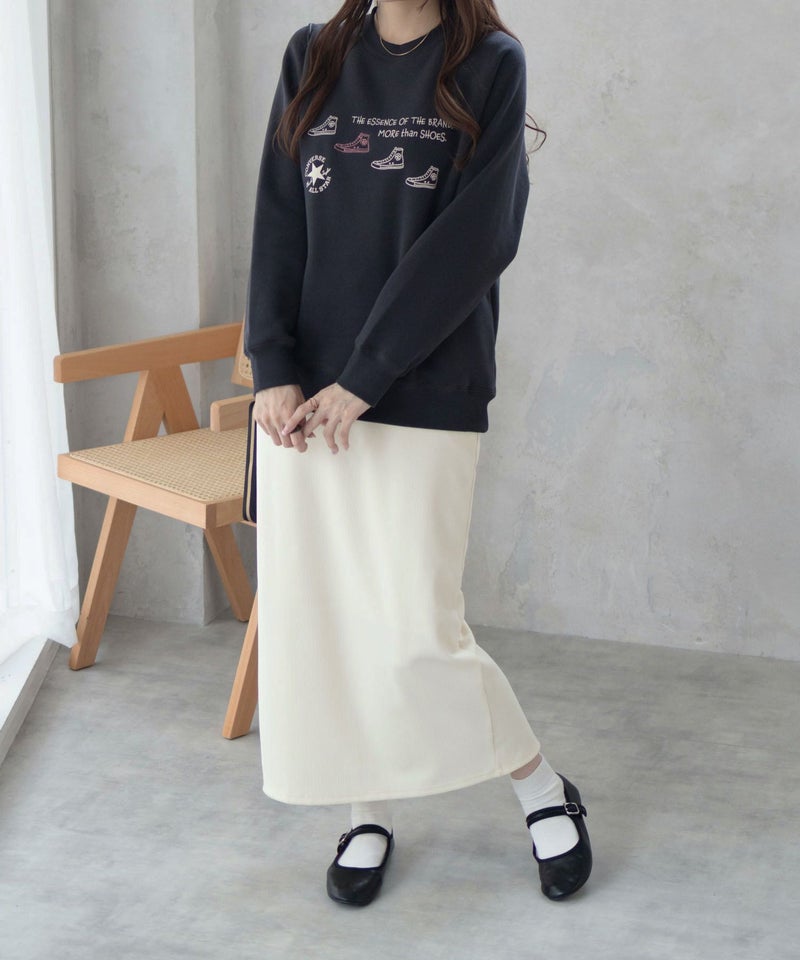 CONVERSE  身頃裏シャギートレーナー レディース商品画像-11